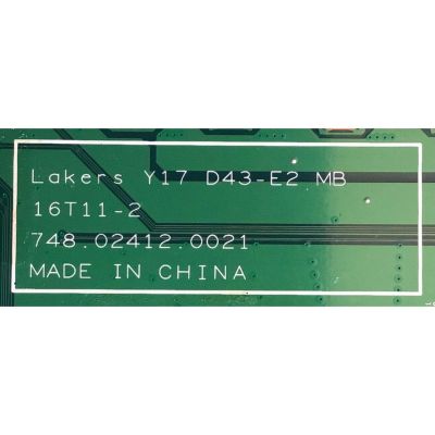 MAIN PARA TV VIZIO NUMERO DE PARTE 755024010003 / 748.02412.0021 / 16T11-2 / CMT734024060001 / 17120801A01-0046 / MODELO E43-E2 LWZ2VWLU - Imagen 2